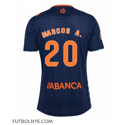 Camiseta Celta Vigo Marcos Alonso #20 Visitante Equipación 2024-25 manga corta Camiseta Celta Vigo Marcos Alonso #20 Visitante Equipación 2024-25 manga corta